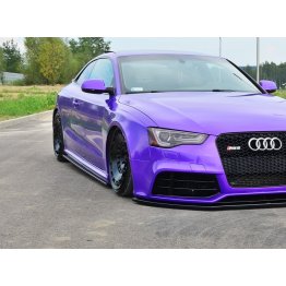 Накладки сплиттеры на пороги на Audi RS5 B8